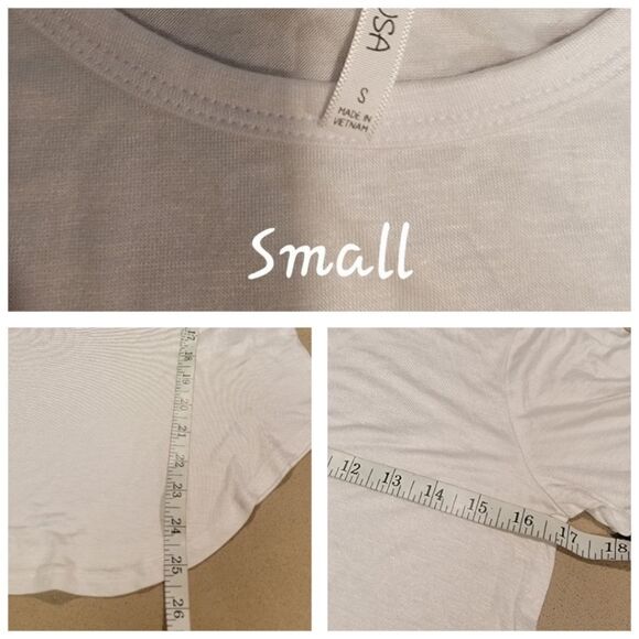 Varsity White Crew T-Shirt - Picture 9 of 10